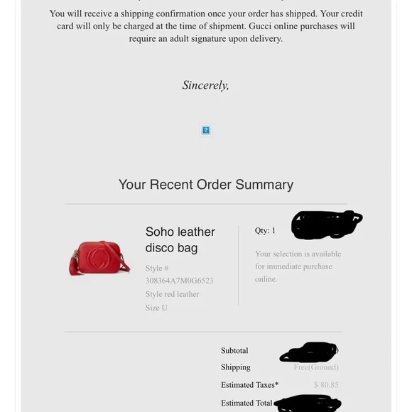 Gucci Soho Red Crossbody Bag with Iconic GG Logo - Picture 8 of 9